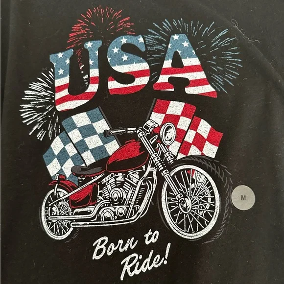 USA shirt born to ride - Picture 2 of 3